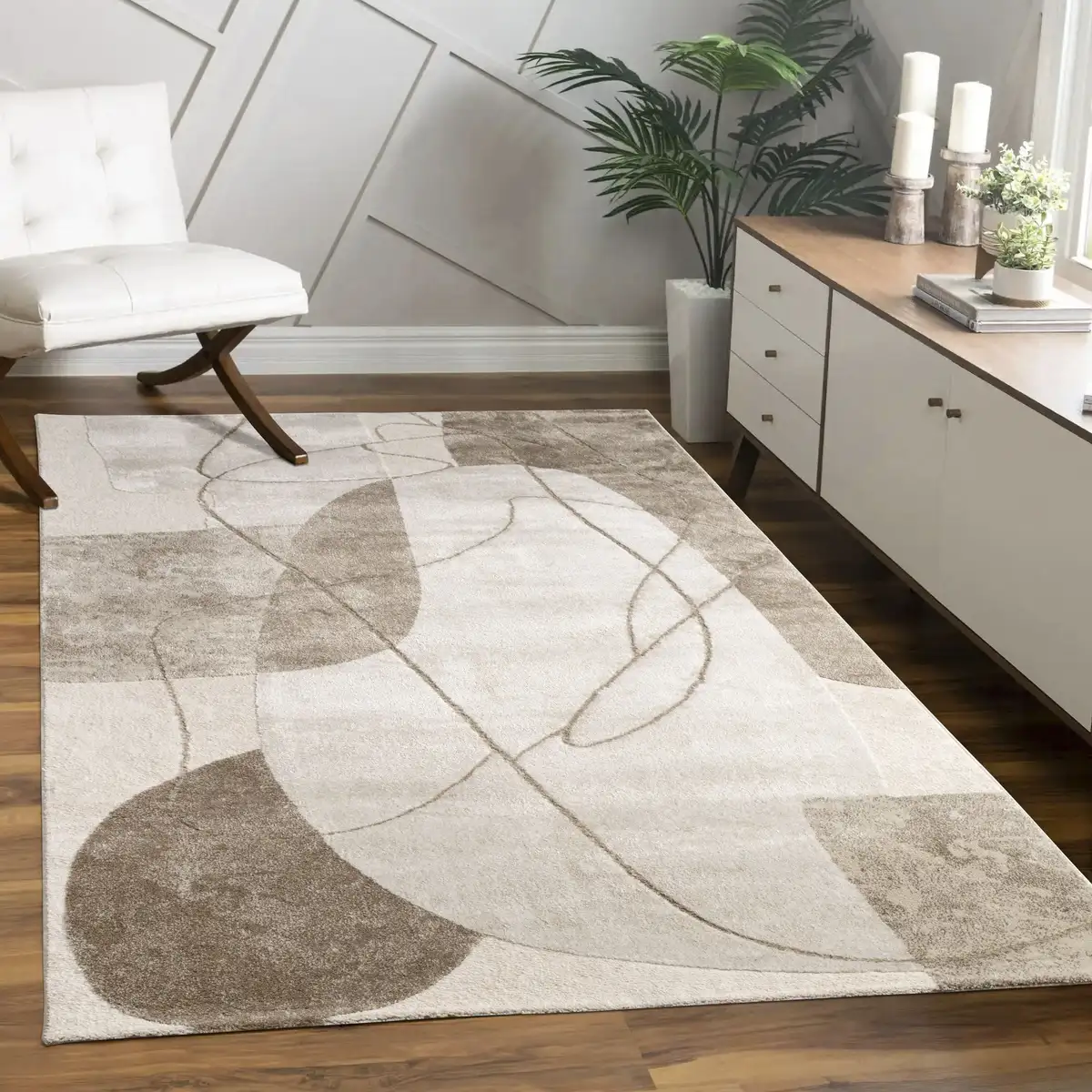 Ковер Paco Home "Tuana 217", прямоугольный, короткий ворс, современный 3D дизайн, гостиная 120х160 см, бежевый
Ковер Paco Home "Tuana 217", прямоугольный, короткий ворс, современный 3D дизайн, гостиная 120х160 см, бежевый