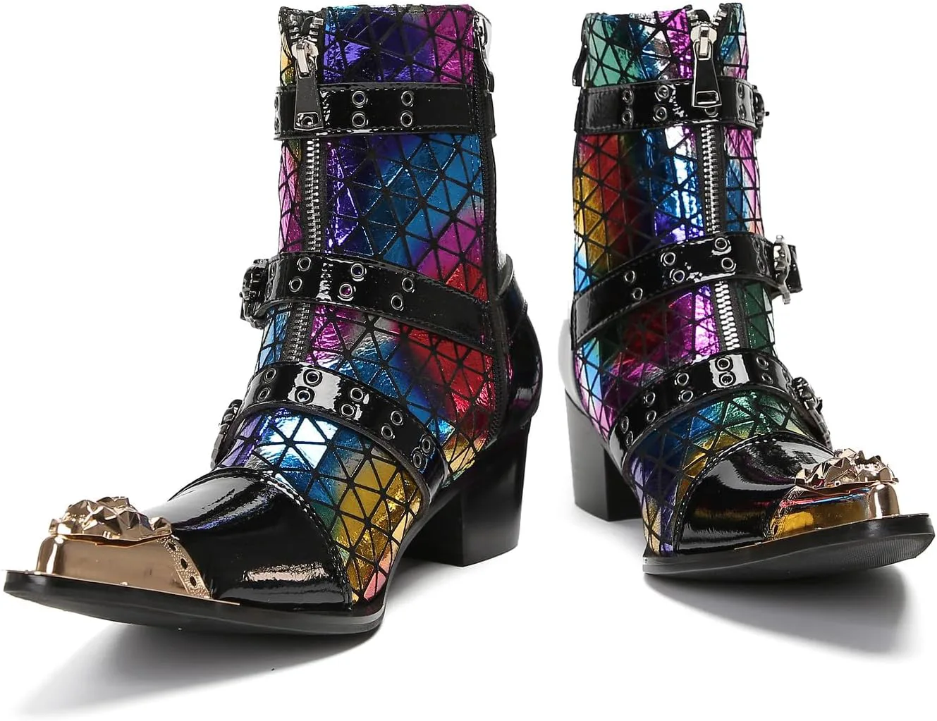 Мужские повседневные кожаные ковбойские ботинки Santimon - с металлическим носком и тройной пряжкой, вестерн-стиль, для вечеринок и танцевального зала
Мужские повседневные кожаные ковбойские ботинки Santimon - с металлическим носком и тройной пряжкой, вестерн-стиль, для вечеринок и танцевального зала