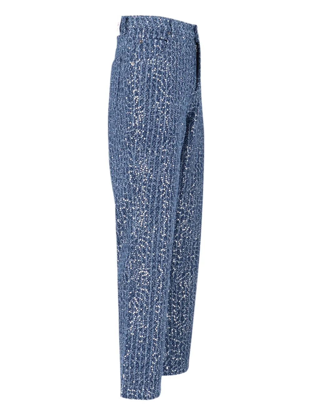 Джинсы, украшенные пайетками Charles Jeffrey Loverboy, синий
Джинсы, украшенные пайетками Charles Jeffrey Loverboy, синий