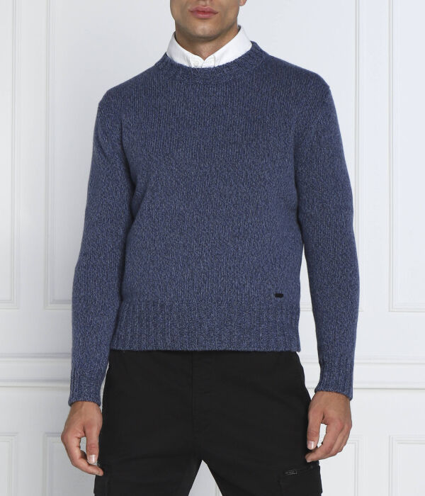 Джемпер мужской Hugo Siogul шерстяной с резинкой, синий
Джемпер мужской Hugo Siogul шерстяной с резинкой, синий