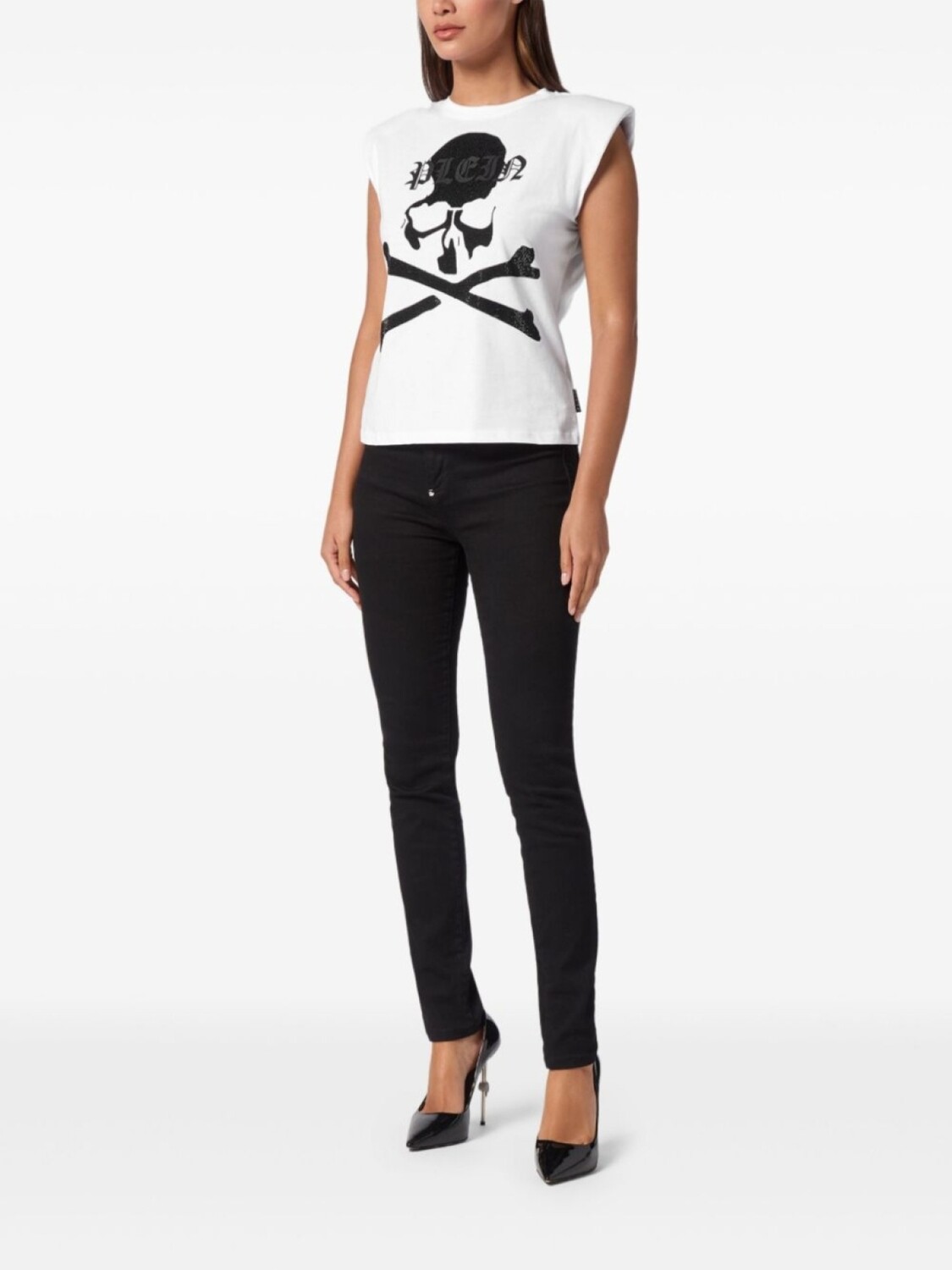 Philipp Plein майка с черепом, украшенная стразами, белый
Philipp Plein майка с черепом, украшенная стразами, белый