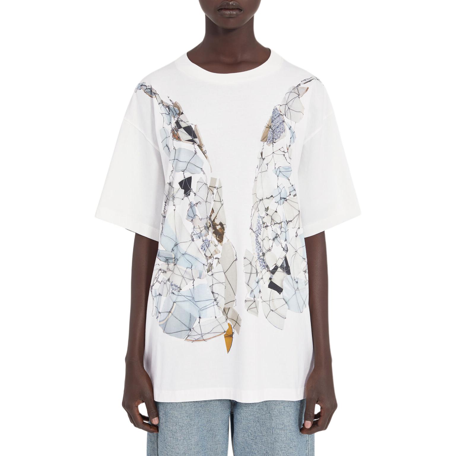 Хлопковая футболка MM6 Maison Margiela, белый
Хлопковая футболка MM6 Maison Margiela, белый