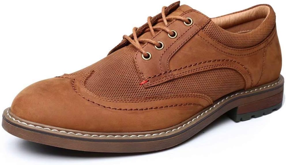 Мужские классические туфли, кожаные оксфорды с закрытой шнуровкой и простым носком Arkbird, Wingtip-apricot
Мужские классические туфли, кожаные оксфорды с закрытой шнуровкой и простым носком Arkbird, Wingtip-apricot