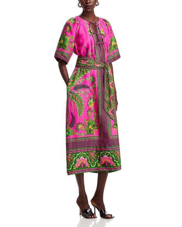 Платье миди Ana с завязкой спереди FARM Rio, розовый
Платье миди Ana с завязкой спереди FARM Rio, розовый