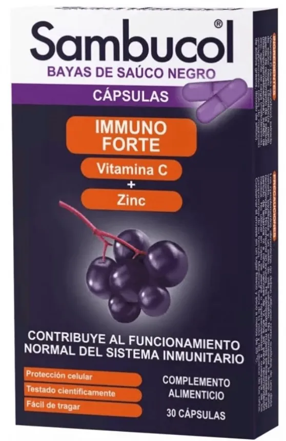 Sambucol Immunoforte 30 капсул Добавка Named
Sambucol Immunoforte 30 капсул Добавка Named