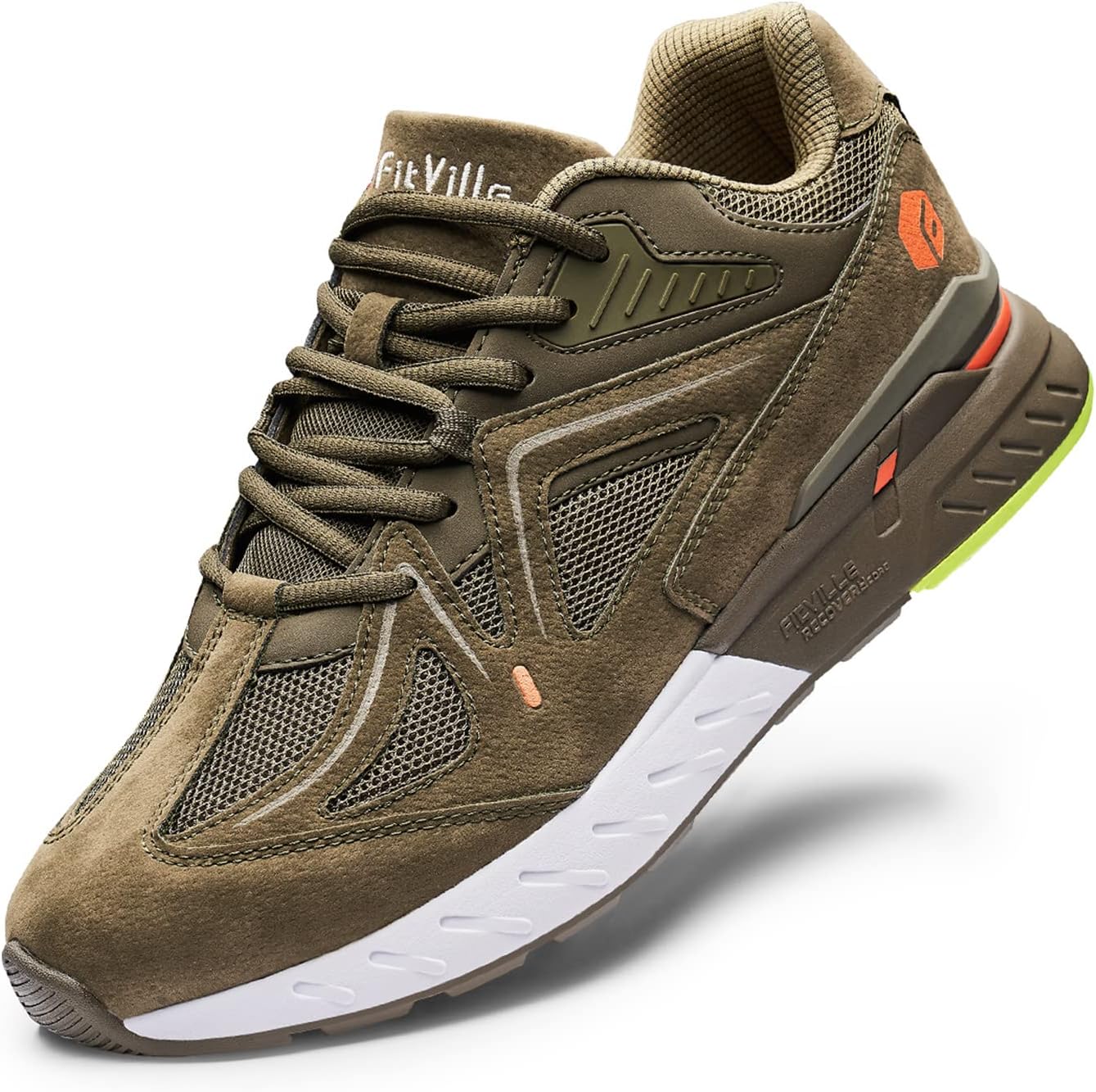 Мужские кроссовки FitVille Extra Wide для ходьбы, широкие кроссовки для плоскостопия, для облегчения боли в пятках - Rebound Core, зеленый
Мужские кроссовки FitVille Extra Wide для ходьбы, широкие кроссовки для плоскостопия, для облегчения боли в пятках - Rebound Core, зеленый