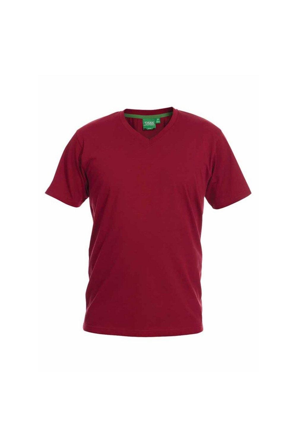 D555 Хлопковая футболка размера King Size с V-образным вырезом Signature 2 Duke Clothing, красный
D555 Хлопковая футболка размера King Size с V-образным вырезом Signature 2 Duke Clothing, красный