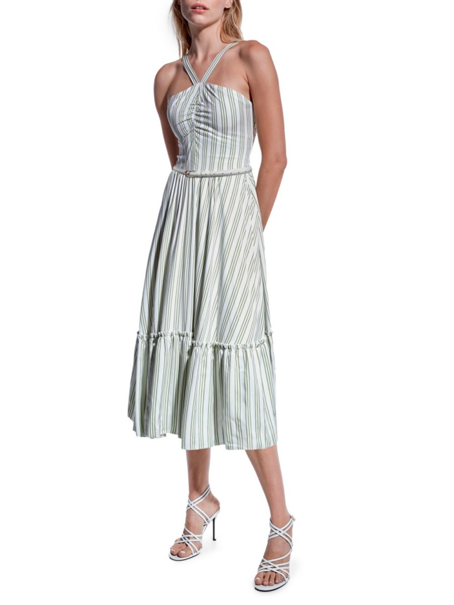 Платье-миди Lexi Striped с ярусами AS by DF, белый мульти
Платье-миди Lexi Striped с ярусами AS by DF, белый мульти