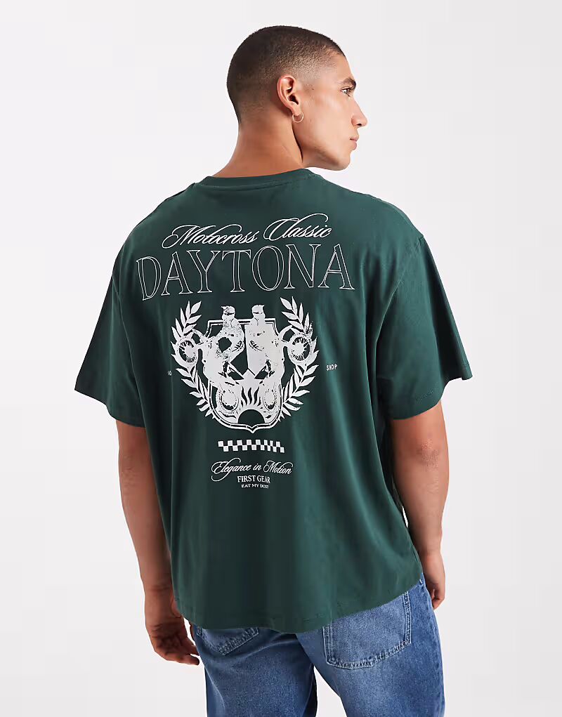 Футболка oversize с принтом Daytona зеленого цвета Jack & Jones, Зеленый, Футболка oversize с принтом Daytona зеленого цвета Jack & Jones
Футболка oversize с принтом Daytona зеленого цвета Jack & Jones, Зеленый, Футболка oversize с принтом Daytona зеленого цвета Jack & Jones
