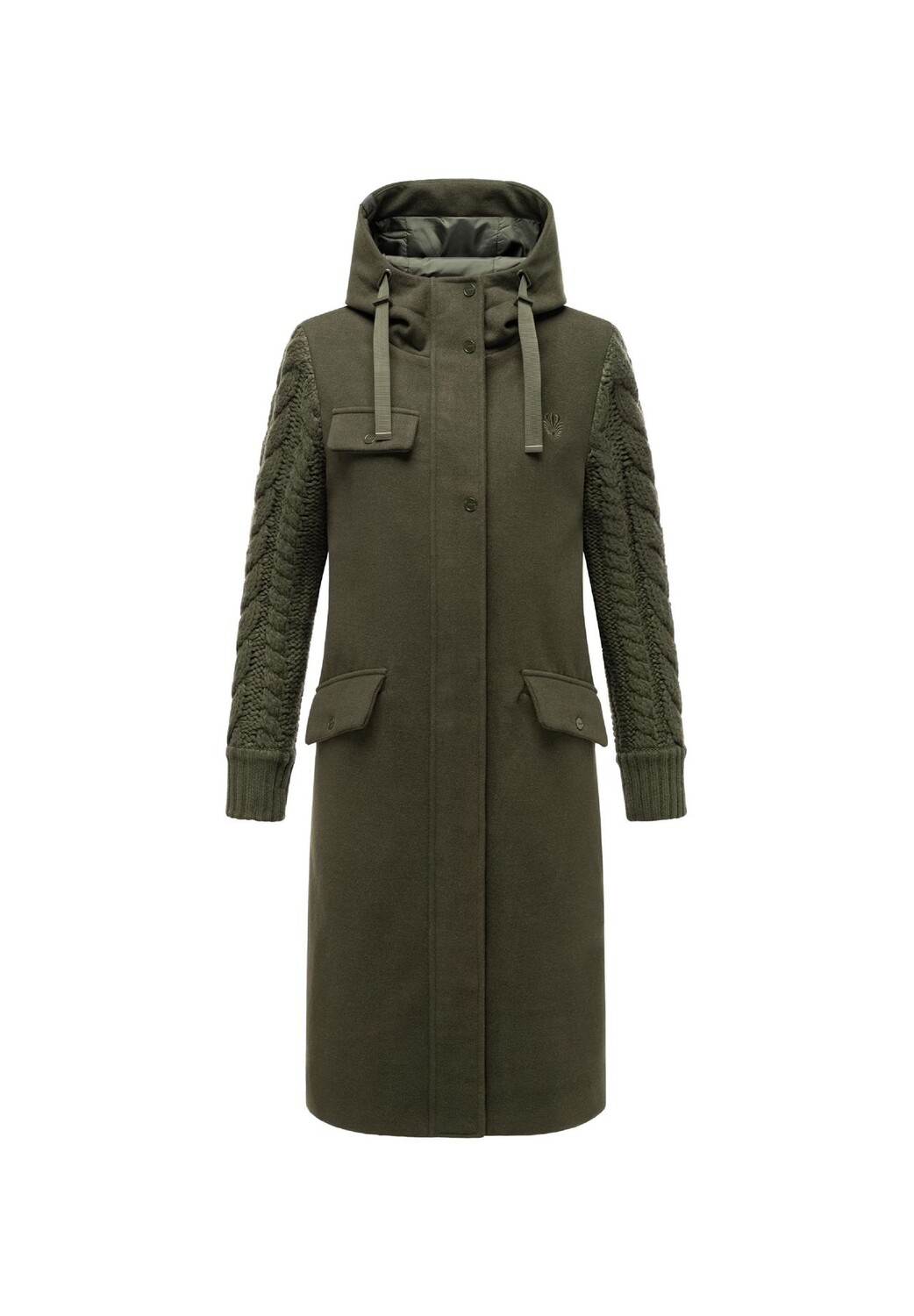 Зимнее пальто Knit Babe 14 NAVAHOO, темно-оливковый
Зимнее пальто Knit Babe 14 NAVAHOO, темно-оливковый
