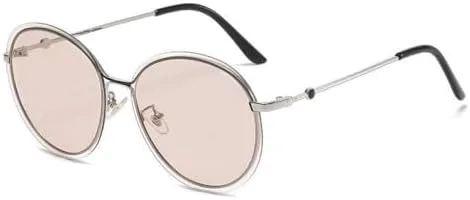 Женские солнцезащитные очки в металлической оправе, винтажные, с градиентным переходом цвета, защита от УФ-излучения UV400, модные круглые очки-маска MTZJH
Женские солнцезащитные очки в металлической оправе, винтажные, с градиентным переходом цвета, защита от УФ-излучения UV400, модные круглые очки-маска MTZJH