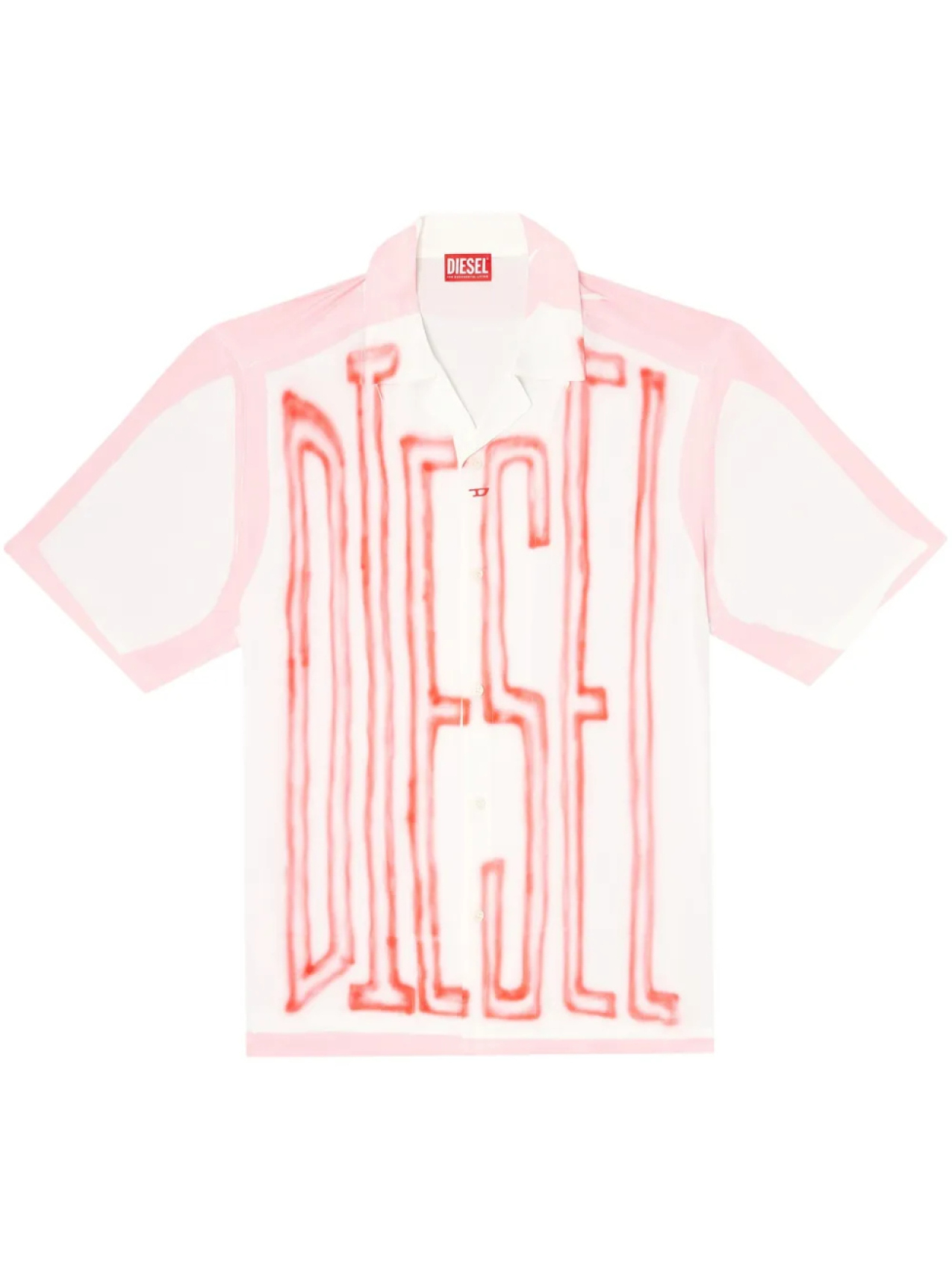 Рубашка с графичным принтом Diesel, белый
Рубашка с графичным принтом Diesel, белый