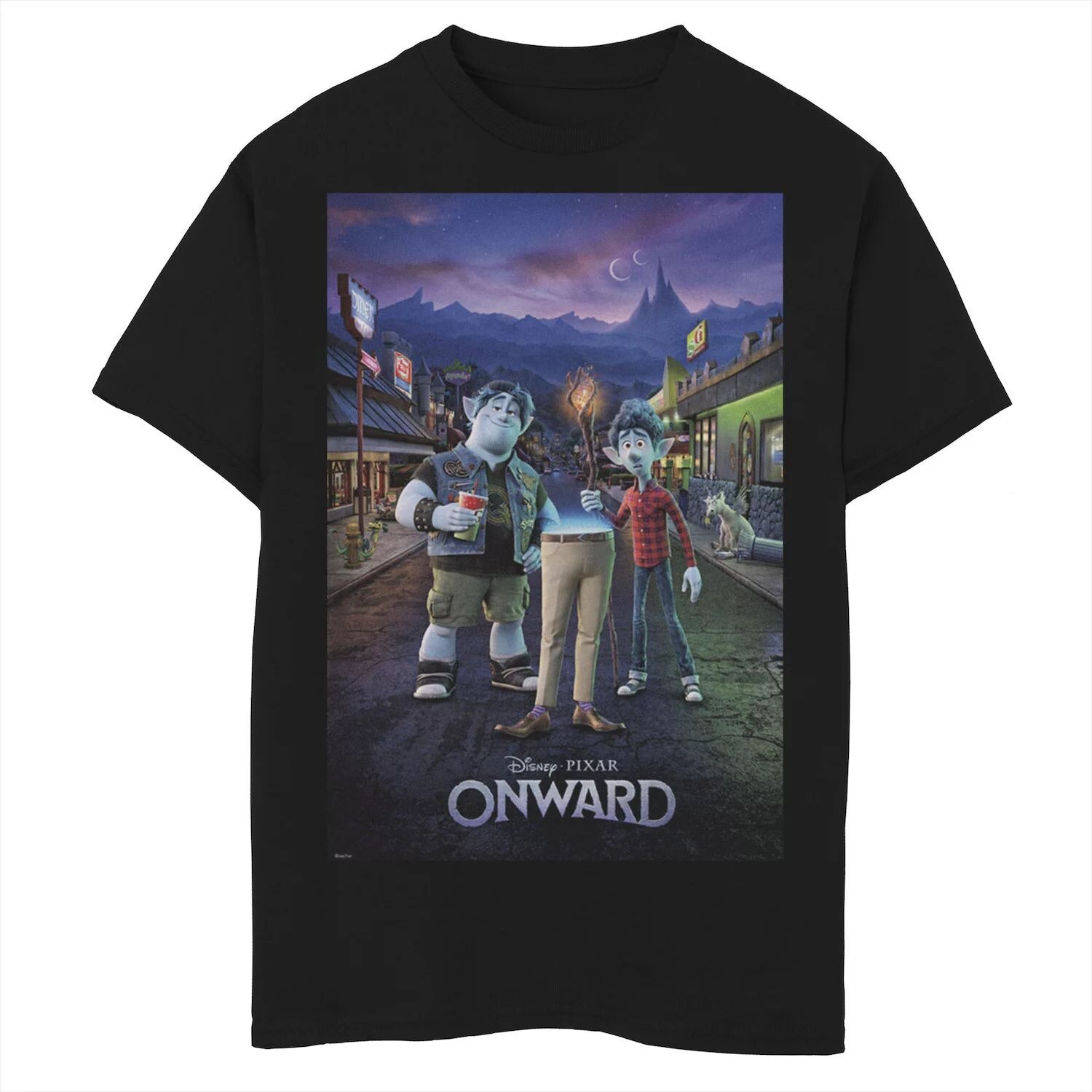 Футболка с групповым изображением и плакатом Disney/Pixar's Onward Boys 8–20 Disney / Pixar
Футболка с групповым изображением и плакатом Disney/Pixar's Onward Boys 8–20 Disney / Pixar