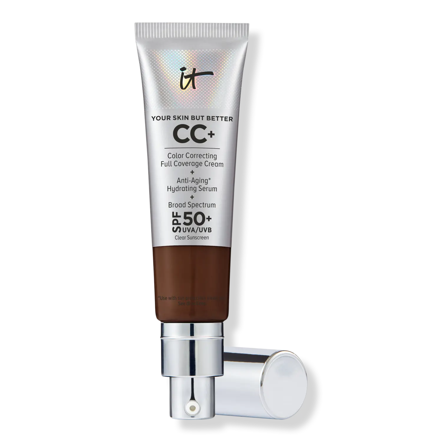 CC+ крем с SPF 50+ IT Cosmetics, Deep Mocha (very deep cool with red undertones)
CC+ крем с SPF 50+ IT Cosmetics, Deep Mocha (very deep cool with red undertones)