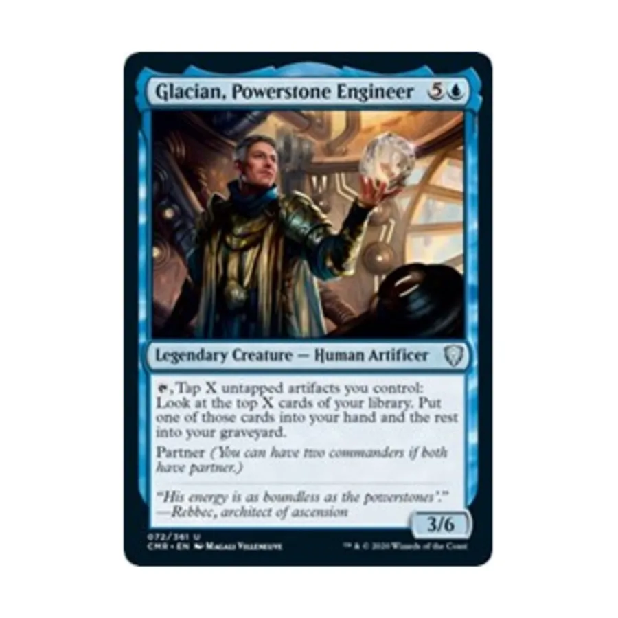 CCG Гласиан, инженер Powerstone (U), MTG - Commander Legends
CCG Гласиан, инженер Powerstone (U), MTG - Commander Legends