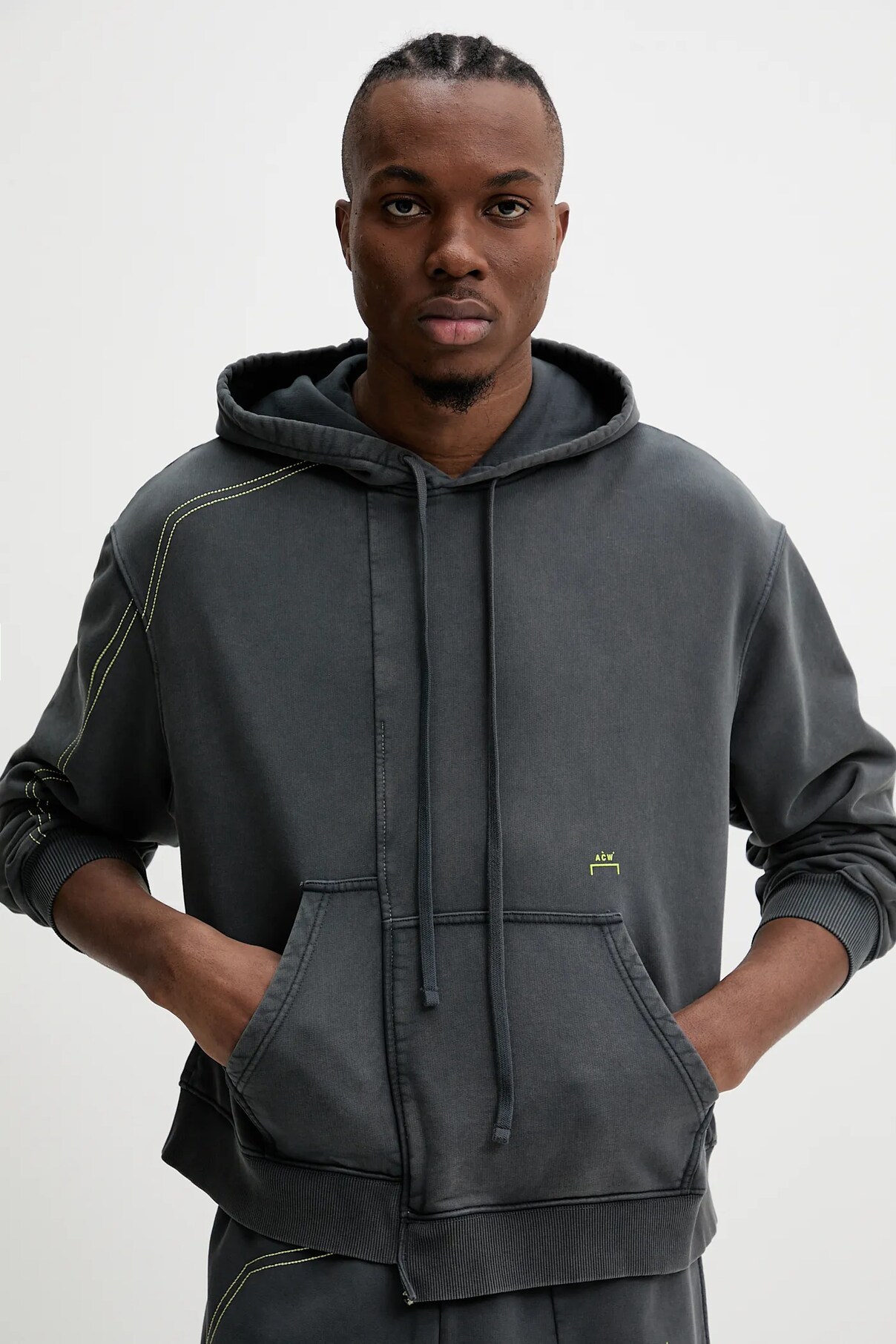 Хлопковая толстовка A-Cold-Wall*, серый
Хлопковая толстовка A-Cold-Wall*, серый