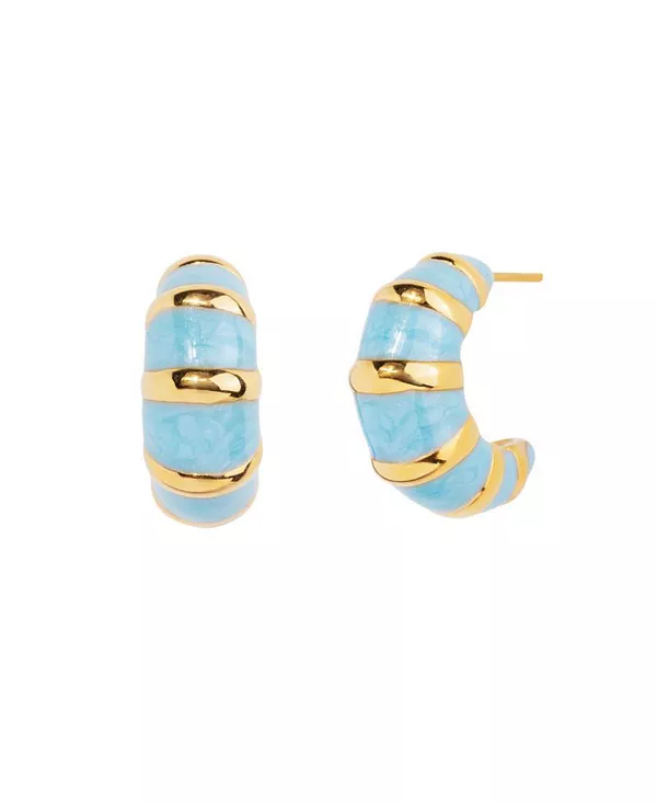 Круассановые синие эмалевые кольца Little Sky Stone, blue
Круассановые синие эмалевые кольца Little Sky Stone, blue