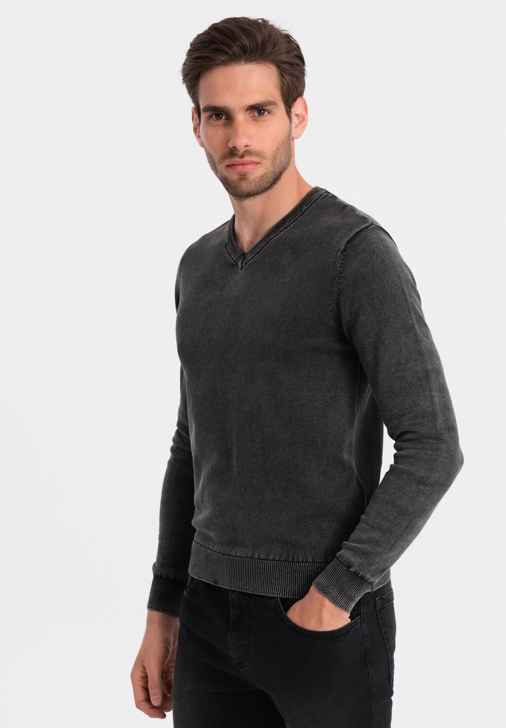 Вязаный свитер Washed Ombre, черный
Вязаный свитер Washed Ombre, черный