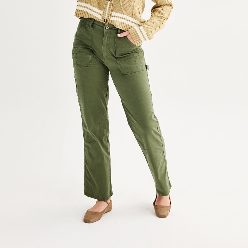 Прямые брюки Unionbay Ripstop для юниоров, цвет Kale 
Прямые брюки Unionbay Ripstop для юниоров, цвет Kale