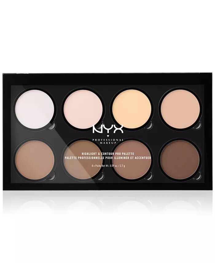 Палитра Highlight & Contour Pro Nyx Professional Makeup
Палитра Highlight & Contour Pro Nyx Professional Makeup