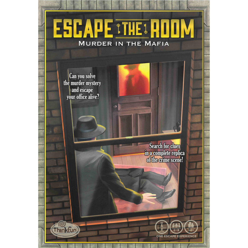 Настольная игра ThinkFun Escape the Room: Murder in the Mafia
Настольная игра ThinkFun Escape the Room: Murder in the Mafia