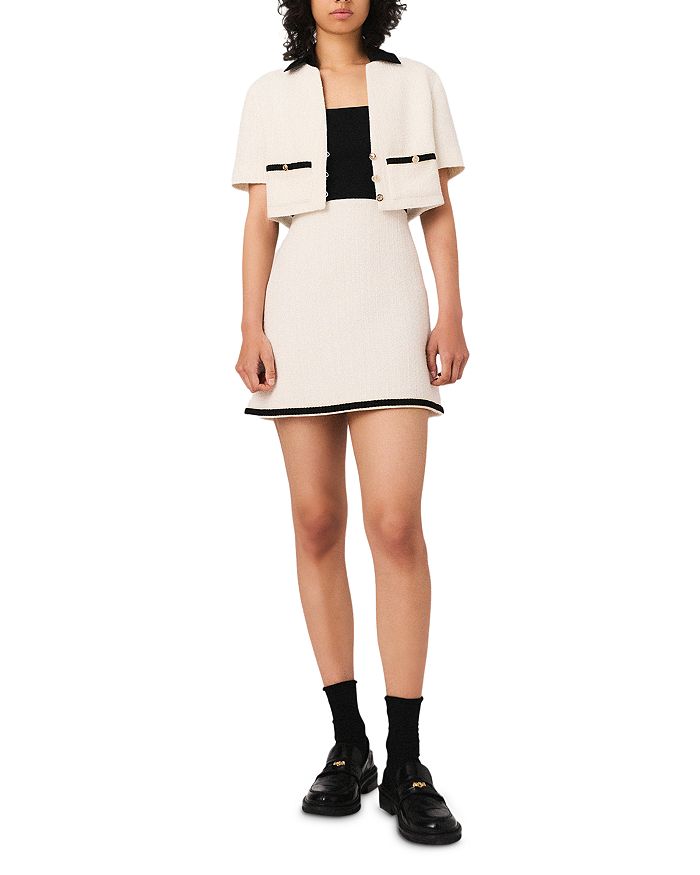 2-в-1 Платье и жакет из твида с люрексом Maje, слоновая кость/кремовый
2-в-1 Платье и жакет из твида с люрексом Maje, слоновая кость/кремовый