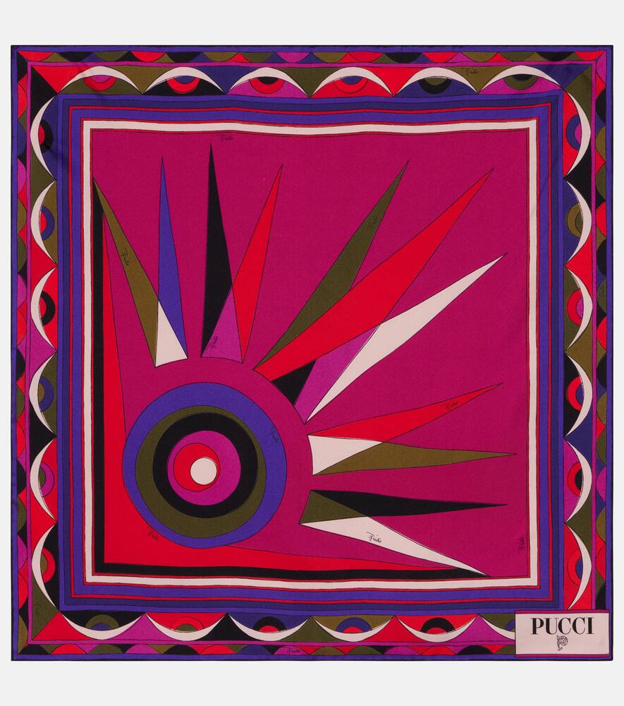 Шёлковый шарф гавайский Pucci, Multicolor
Шёлковый шарф гавайский Pucci, Multicolor