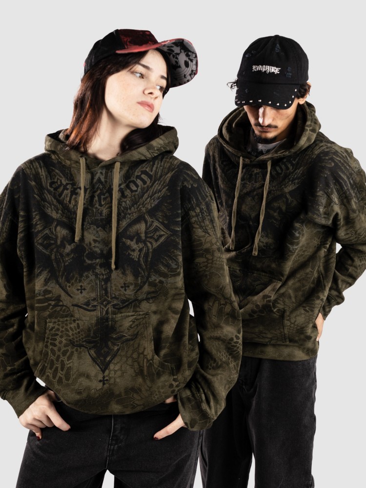 Худи Affliction Death Eyes Hoodie, green/black camo
Худи Affliction Death Eyes Hoodie, green/black camo