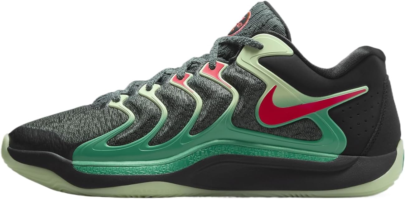 Мужские баскетбольные кроссовки Nike KD 17, черный/зеленый/малиновый
Мужские баскетбольные кроссовки Nike KD 17, черный/зеленый/малиновый