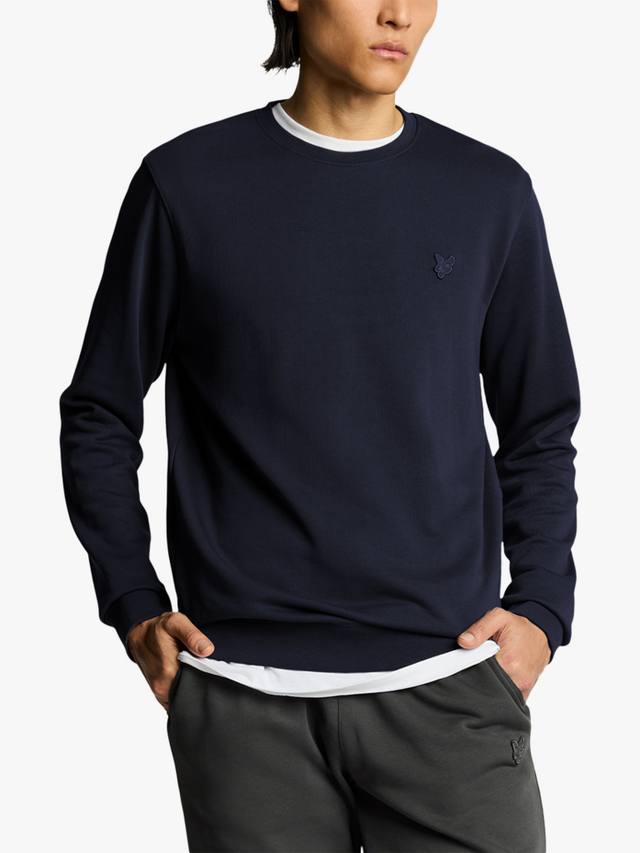 Хлопковый свитшот с круглым вырезом Lyle & Scott
Хлопковый свитшот с круглым вырезом Lyle & Scott