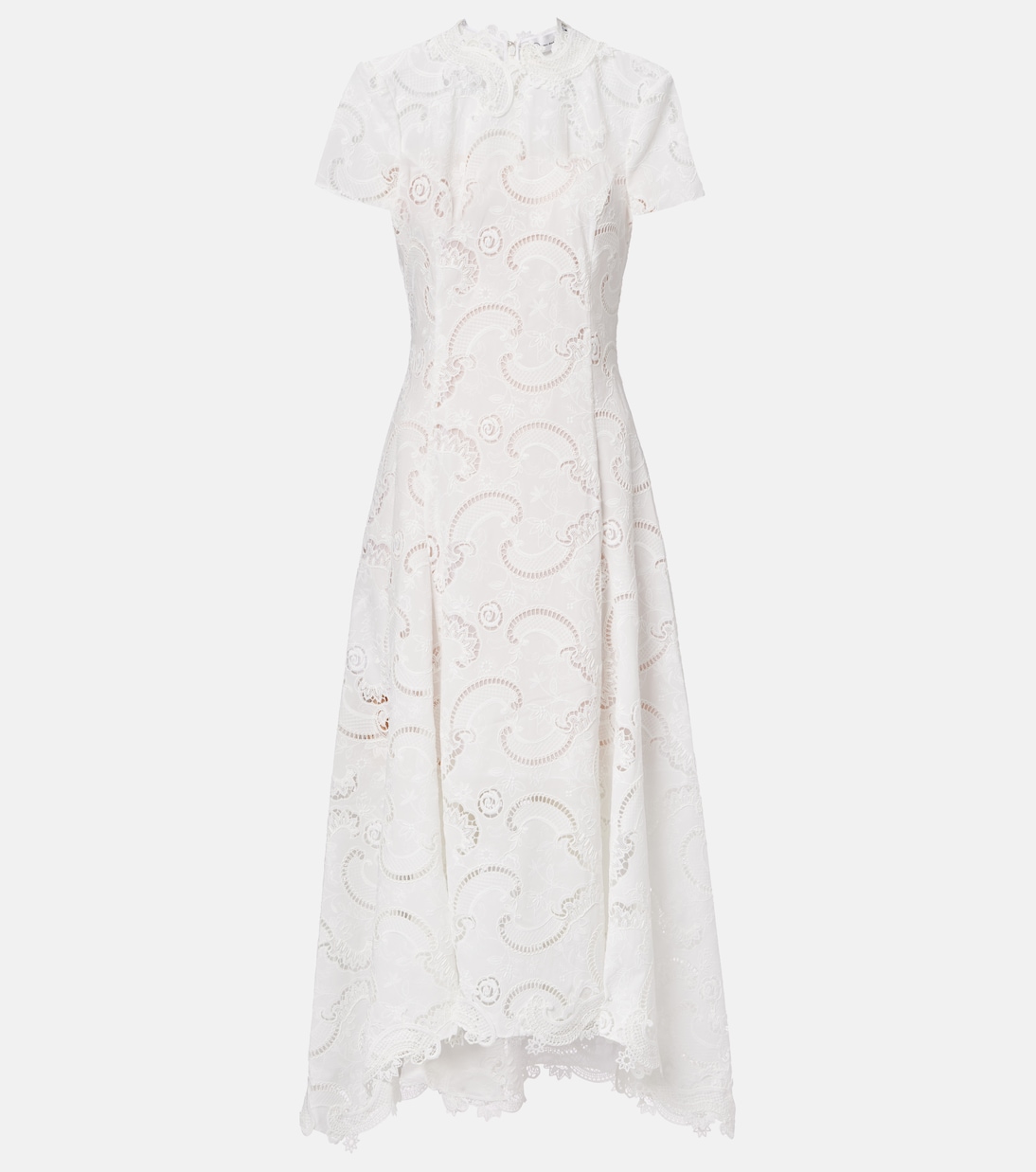 Платье миди из гипюрового кружева Oscar de la Renta, белый
Платье миди из гипюрового кружева Oscar de la Renta, белый