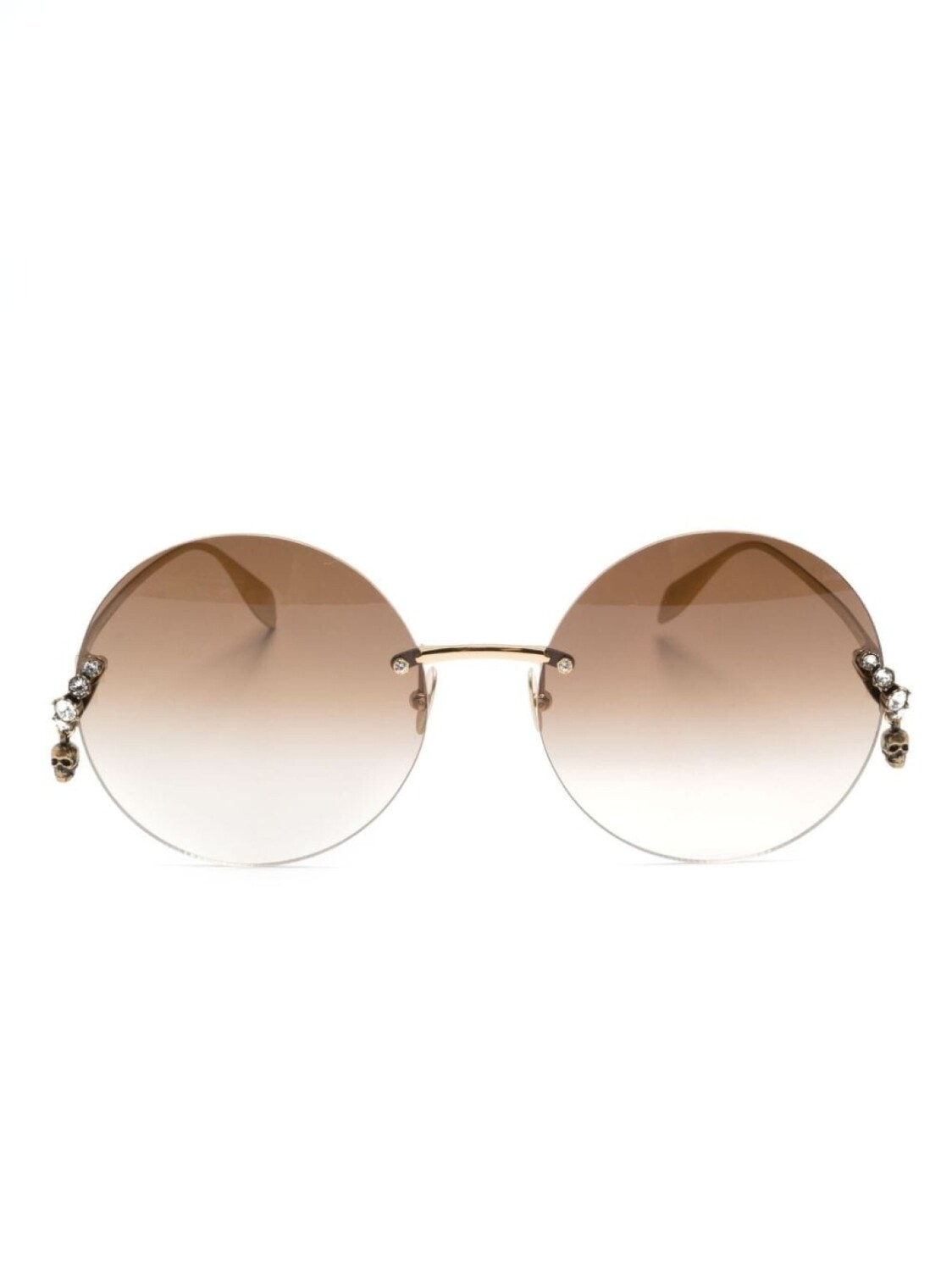 Alexander McQueen Eyewear солнцезащитные очки в круглой оправе с кристаллами, золотистый
Alexander McQueen Eyewear солнцезащитные очки в круглой оправе с кристаллами, золотистый