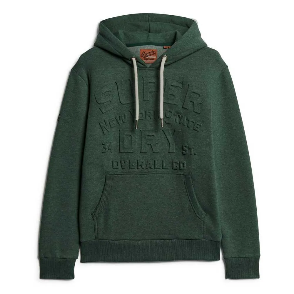 Худи Superdry Embossed Logo Graphic, зеленый 
Худи Superdry Embossed Logo Graphic, зеленый