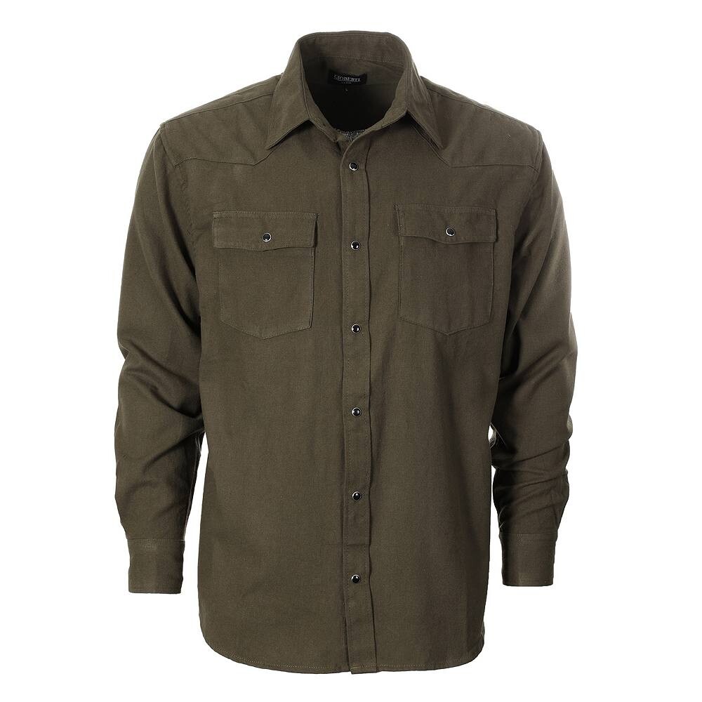 Gioberti Мужская фланелевая рубашка в клетку в стиле вестерн с защелкивающимися пуговицами, цвет Heather Green
Gioberti Мужская фланелевая рубашка в клетку в стиле вестерн с защелкивающимися пуговицами, цвет Heather Green