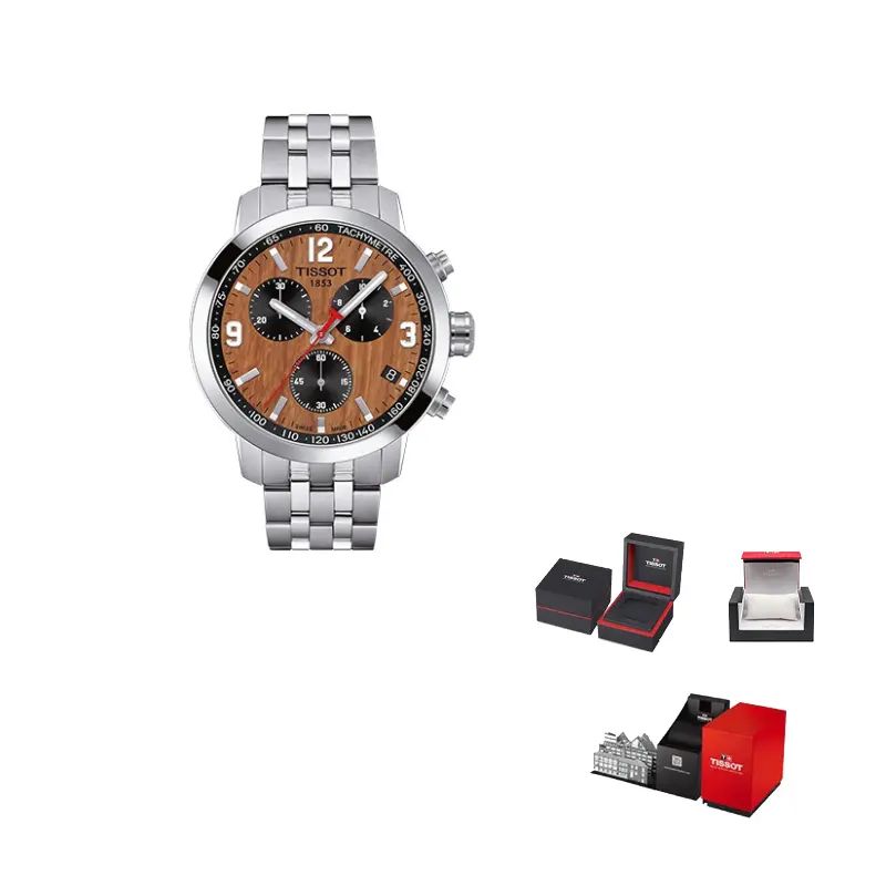 TISSOT Часы Men's Watch, Brown Watch Dial with Silver Strap
TISSOT Часы Men's Watch, Brown Watch Dial with Silver Strap