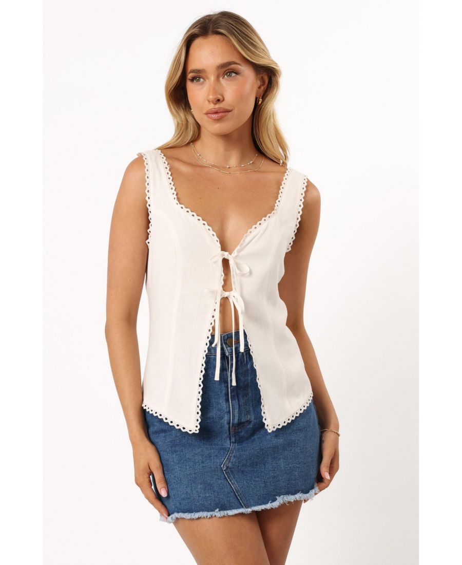 Женский топ Renn Petal and Pup, White
Женский топ Renn Petal and Pup, White