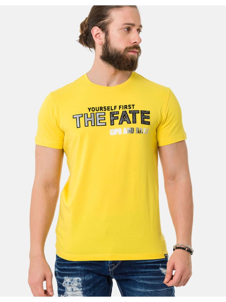 Футболка ЖЕЛТОГО цвета Cipo & Baxx, Желтый, Футболка ЖЕЛТОГО цвета Cipo & Baxx
Футболка ЖЕЛТОГО цвета Cipo & Baxx, Желтый, Футболка ЖЕЛТОГО цвета Cipo & Baxx