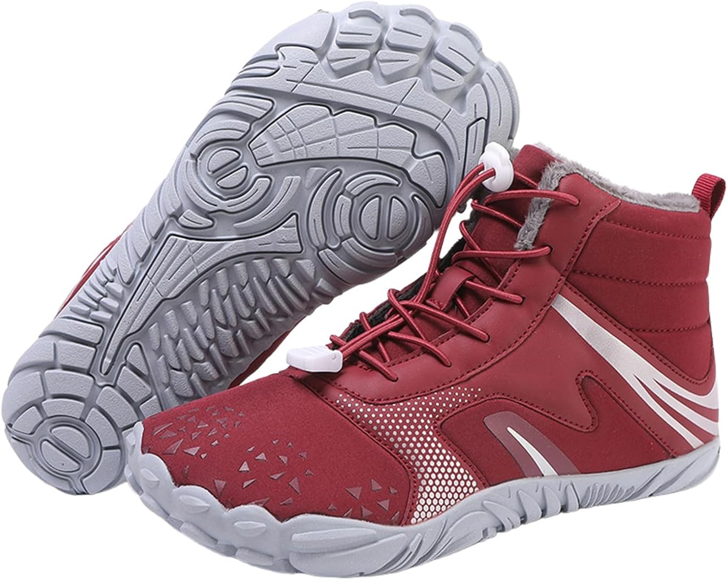 Ботинки для походов для женщин и мужчин, зимние утепленные мехом теплые снежные ботинки Generic, красный
Ботинки для походов для женщин и мужчин, зимние утепленные мехом теплые снежные ботинки Generic, красный