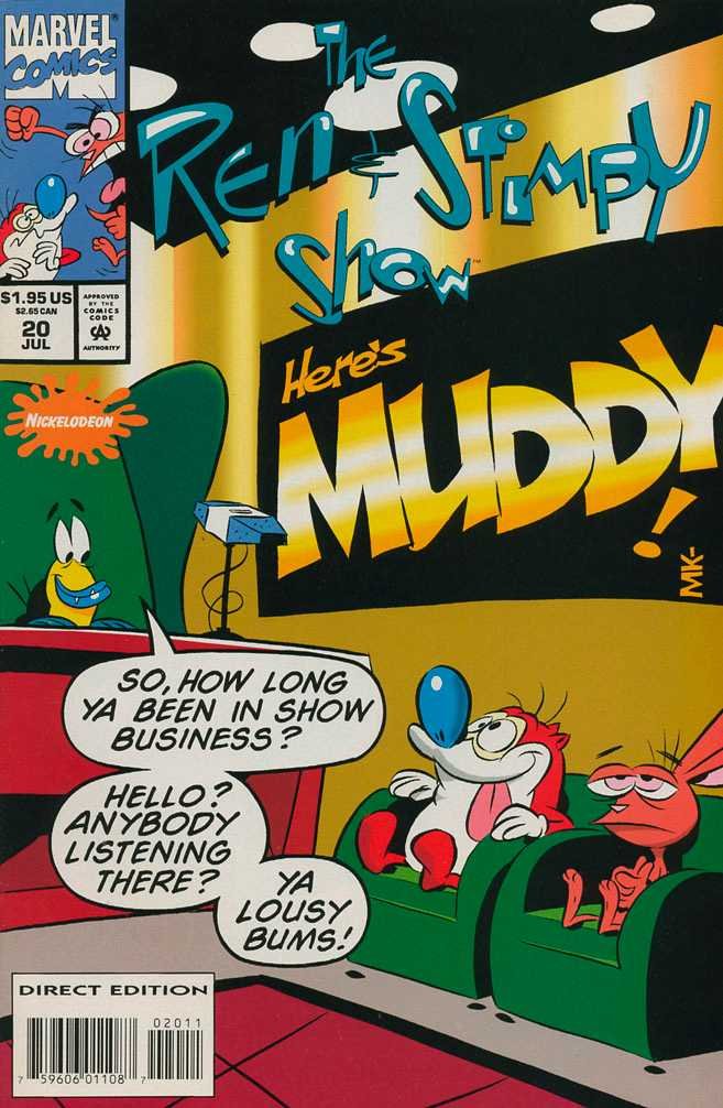 The Ren and Stimpy Show #20 : Late Night with Muddy Mudskipper (Marvel Comics) (Marvel Comics)
The Ren and Stimpy Show #20 : Late Night with Muddy Mudskipper (Marvel Comics) (Marvel Comics)