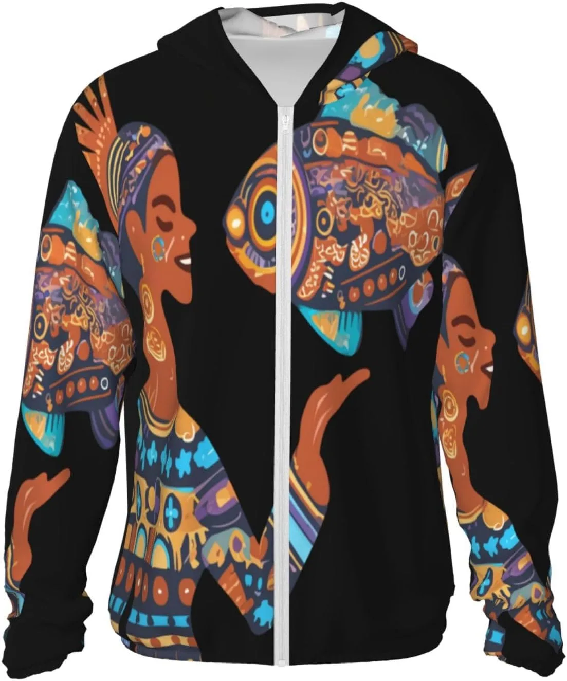 Древняя майя и рыба: худи с защитой от солнца для мужчин и женщин — легкая куртка на молнии с длинным рукавом HMBGFW
Древняя майя и рыба: худи с защитой от солнца для мужчин и женщин — легкая куртка на молнии с длинным рукавом HMBGFW