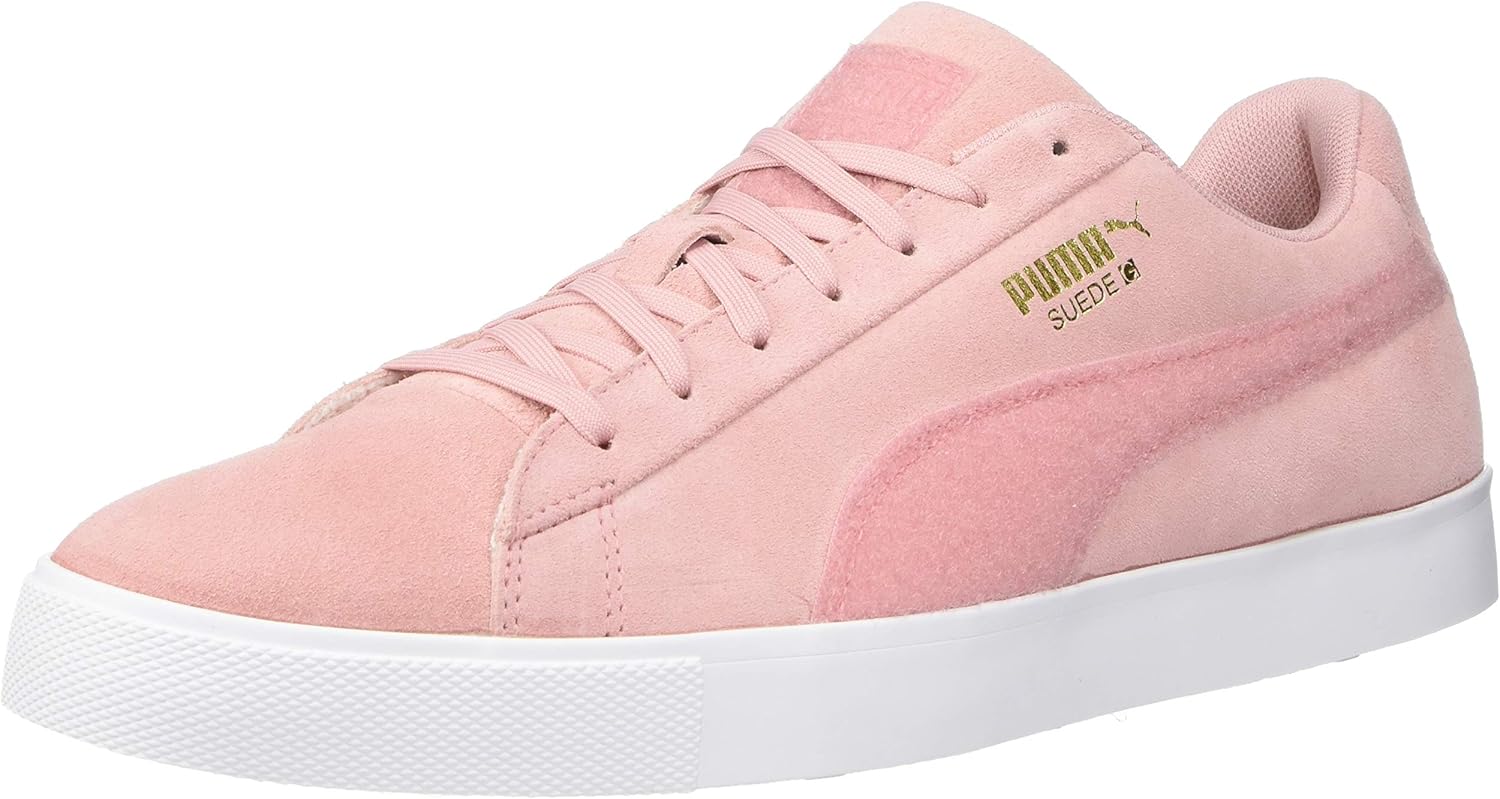 Мужские замшевые кроссовки Puma Golf с нашивкой G Pumagolf, Bridal Rose-bridal Rose
Мужские замшевые кроссовки Puma Golf с нашивкой G Pumagolf, Bridal Rose-bridal Rose