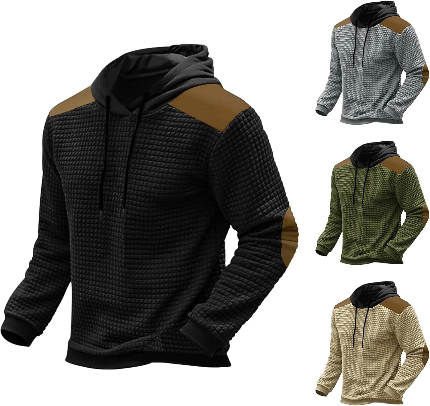 Мужской худи с капюшоном, длинный рукав, однотонный
Мужской худи с капюшоном, длинный рукав, однотонный