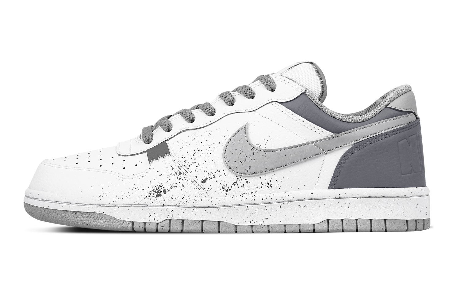 Nike Серые и белые мужские кроссовки для скейтбординга Big Ink с устойчивостью к истиранию, дышащие, низкие
Nike Серые и белые мужские кроссовки для скейтбординга Big Ink с устойчивостью к истиранию, дышащие, низкие