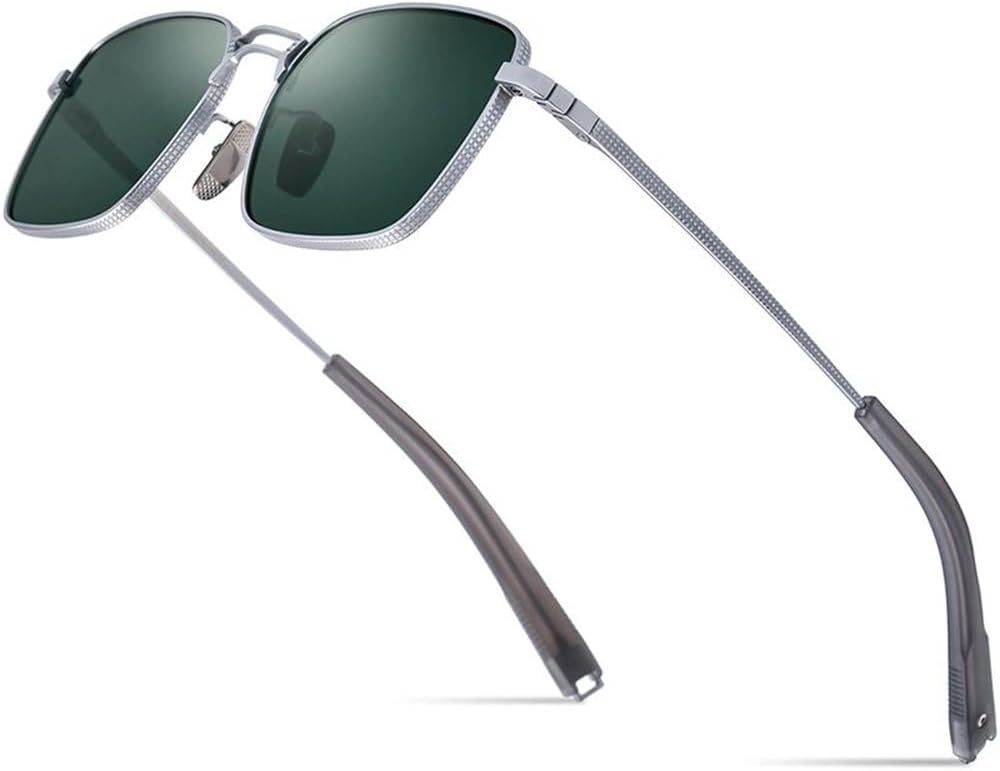 Мужские солнцезащитные очки из титана, квадратной формы, ультралегкие, для активного отдыха и путешествий, с защитой от УФ-излучения, модель 2025 года PRSTNN, Silver Dark Green
Мужские солнцезащитные очки из титана, квадратной формы, ультралегкие, для активного отдыха и путешествий, с защитой от УФ-излучения, модель 2025 года PRSTNN, Silver Dark Green