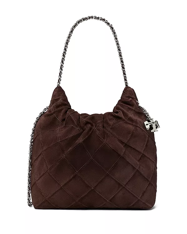 Миниатюрная сумка-хобо "Флеминг" Tory Burch, коричневый
Миниатюрная сумка-хобо "Флеминг" Tory Burch, коричневый