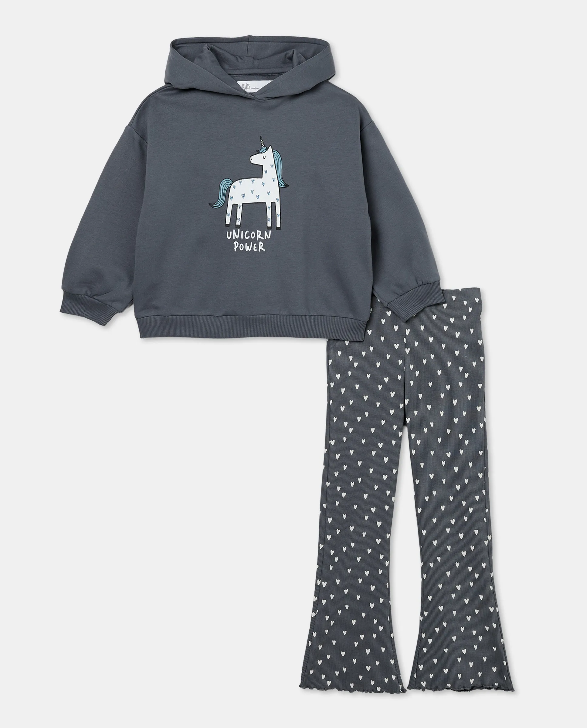 Детский комплект из 2 предметов: худи с капюшоном и фларе леггинсы с рубчиком Kids El Corte Inglés, черный
Детский комплект из 2 предметов: худи с капюшоном и фларе леггинсы с рубчиком Kids El Corte Inglés, черный