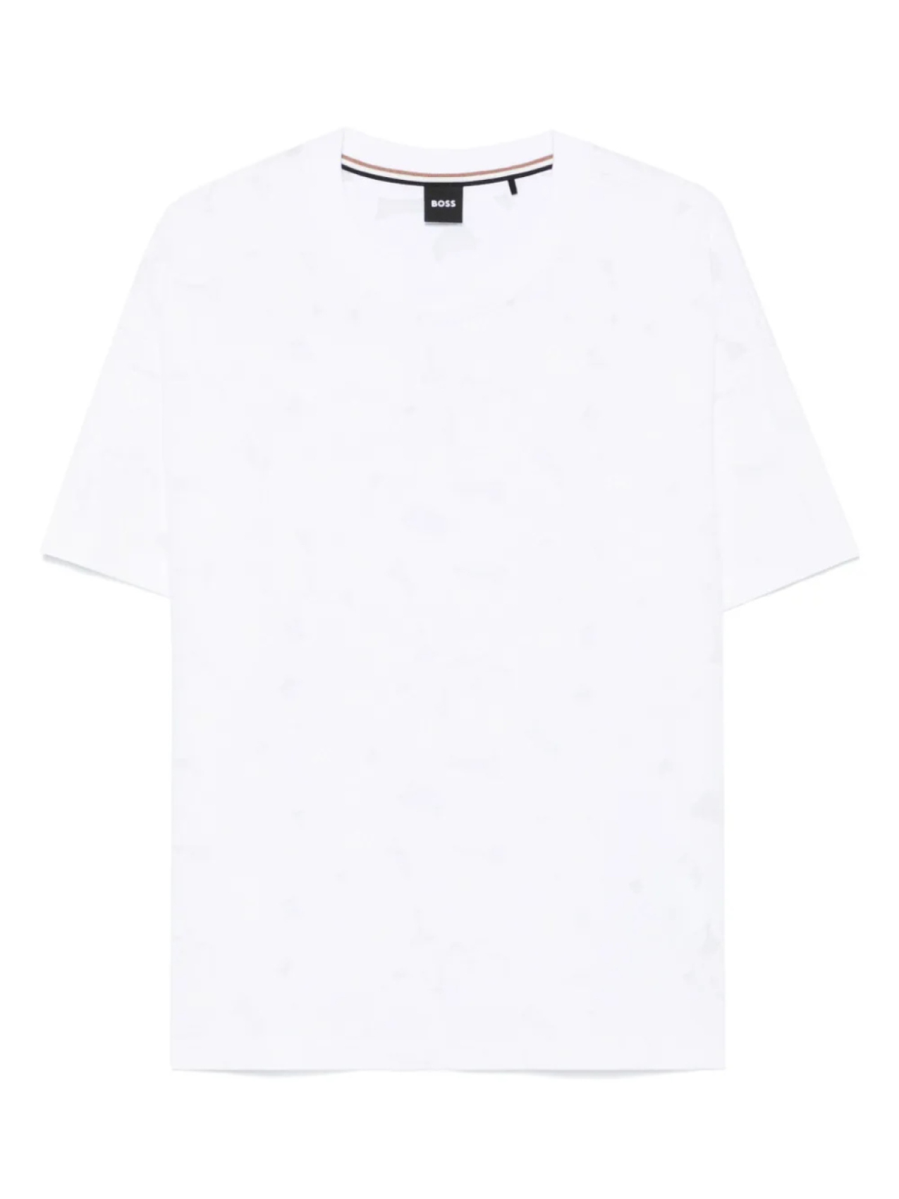 BOSS жаккардовая футболка с цветочным узором, белый
BOSS жаккардовая футболка с цветочным узором, белый