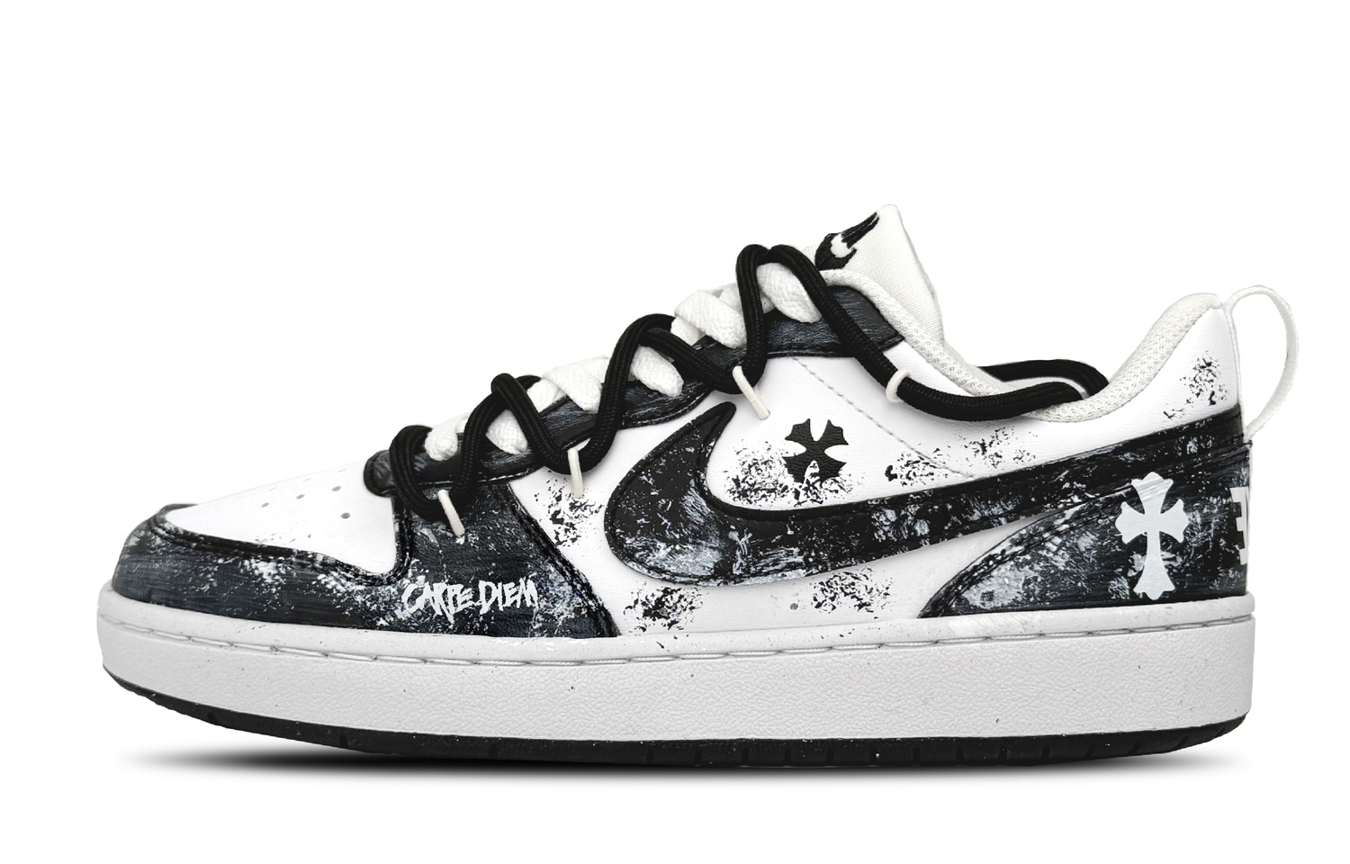 Nike Кроссовки для скейтбординга Court Borough Chrysanthemum Ink Dyed низкие детские Black White
Nike Кроссовки для скейтбординга Court Borough Chrysanthemum Ink Dyed низкие детские Black White