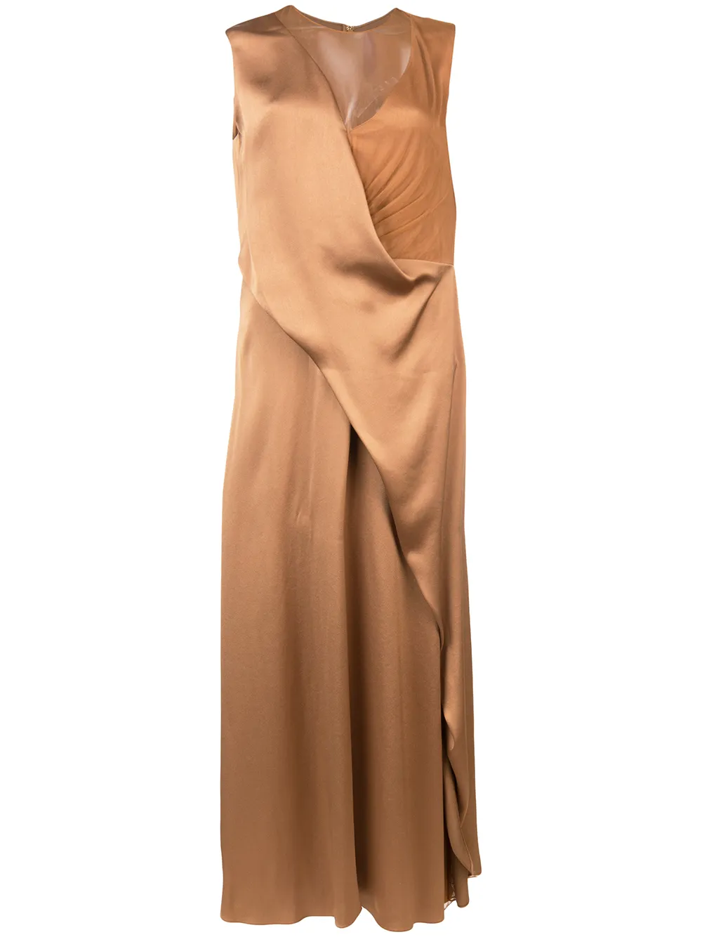 Длинное платье с драпировкой Sies Marjan, коричневый
Длинное платье с драпировкой Sies Marjan, коричневый