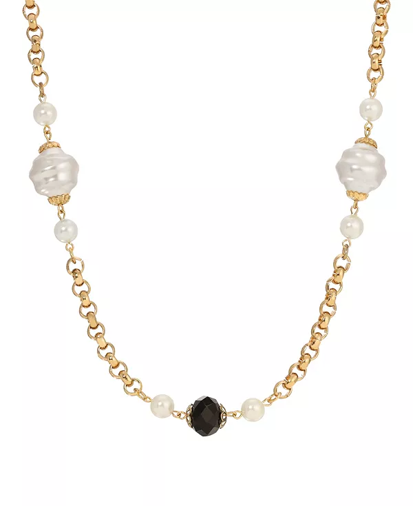 Ожерелье из бусин из искусственного культивированного жемчуга 2028, black
Ожерелье из бусин из искусственного культивированного жемчуга 2028, black